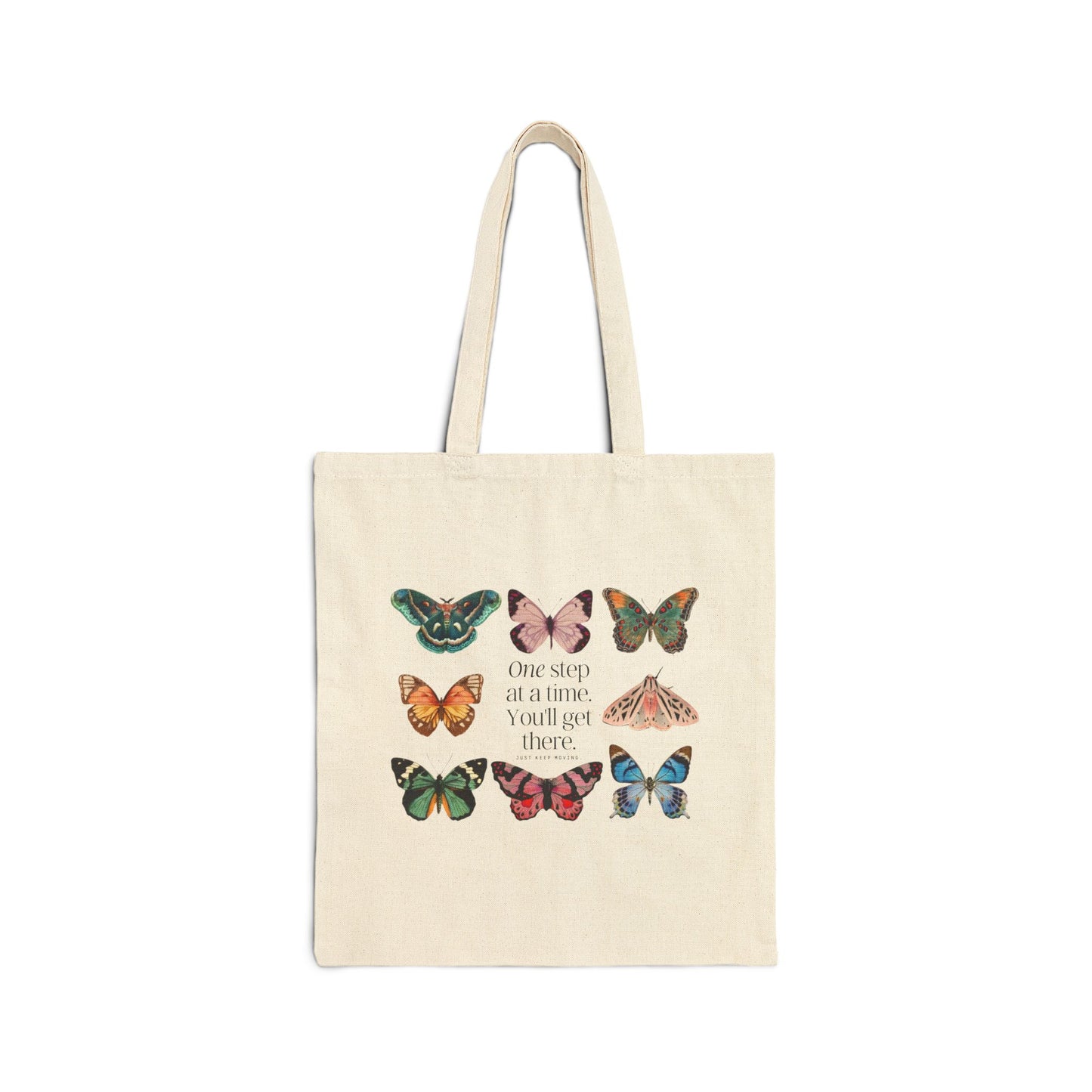 ''One Step At The Time" Tote Bag - Eco-Friendly