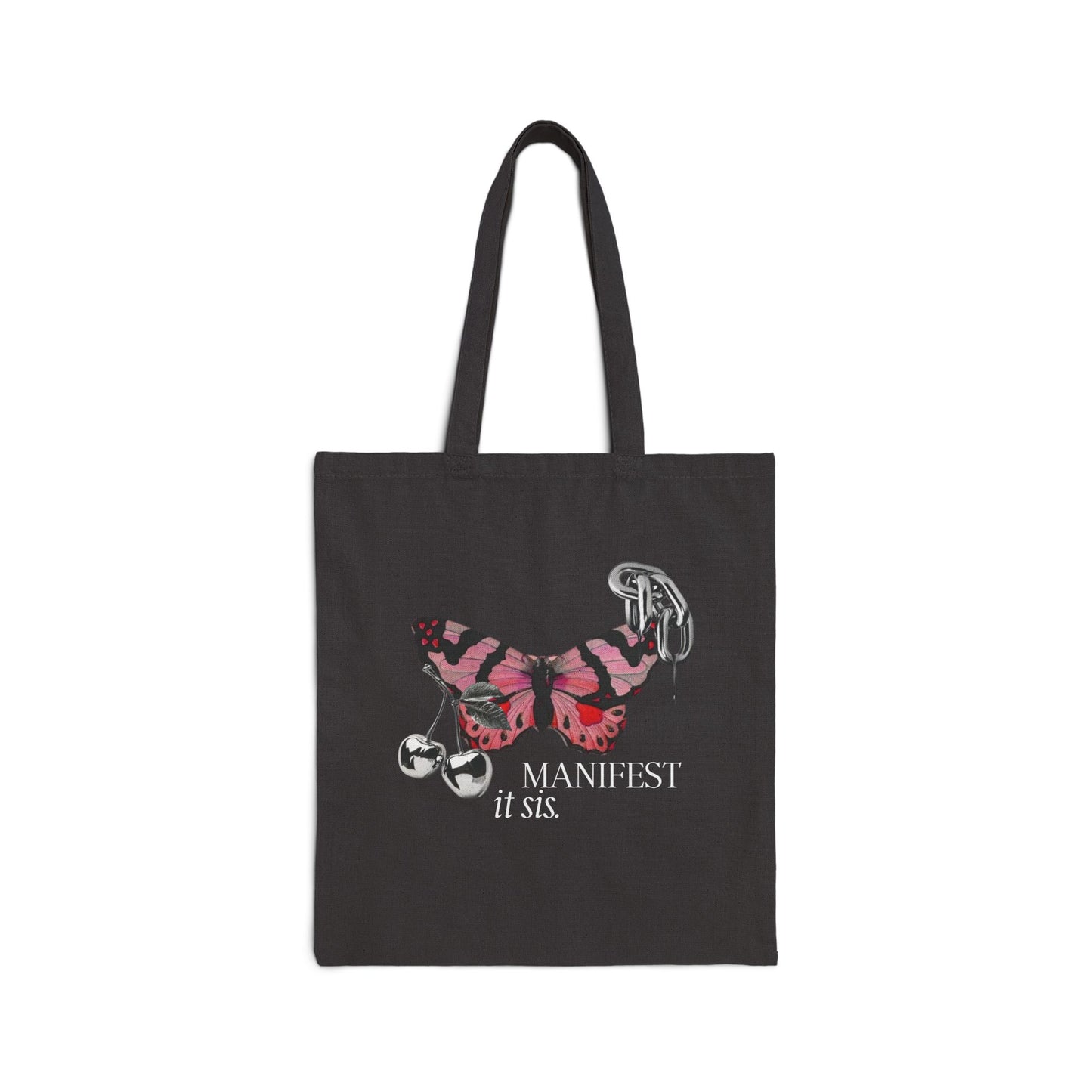 Manifest it sis Butterfly Tote Bag - Eco-Friendly