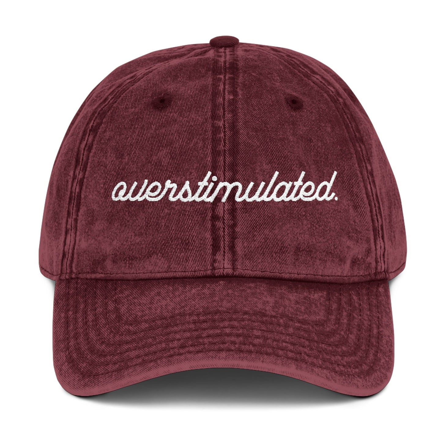 'Overstimulated' Dad Hat for Everyday Vibes