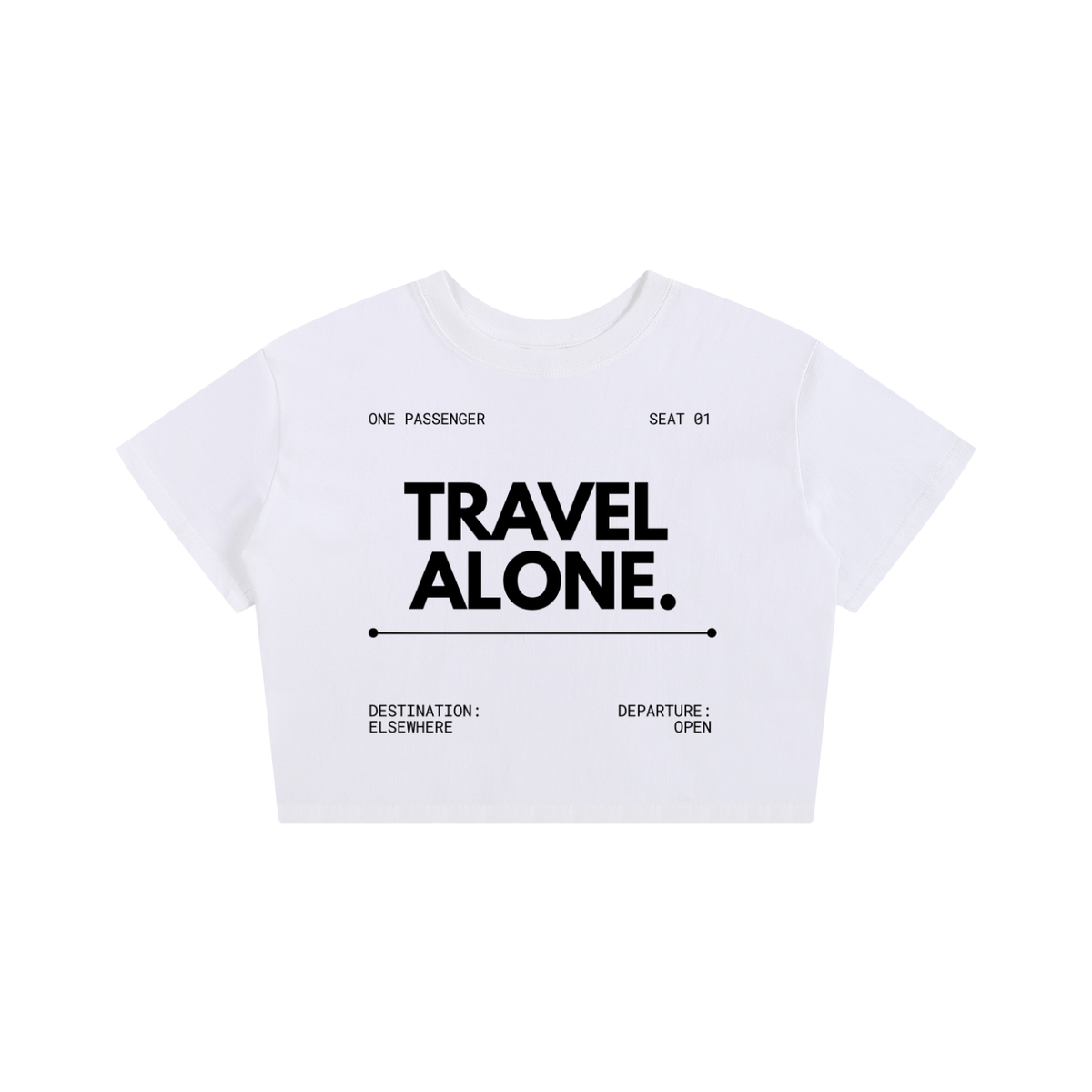 TRAVEL ALONE | Cotton Tee