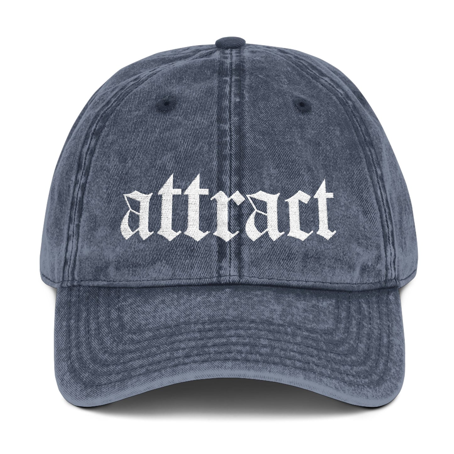 'Attract' Embroidered Cap