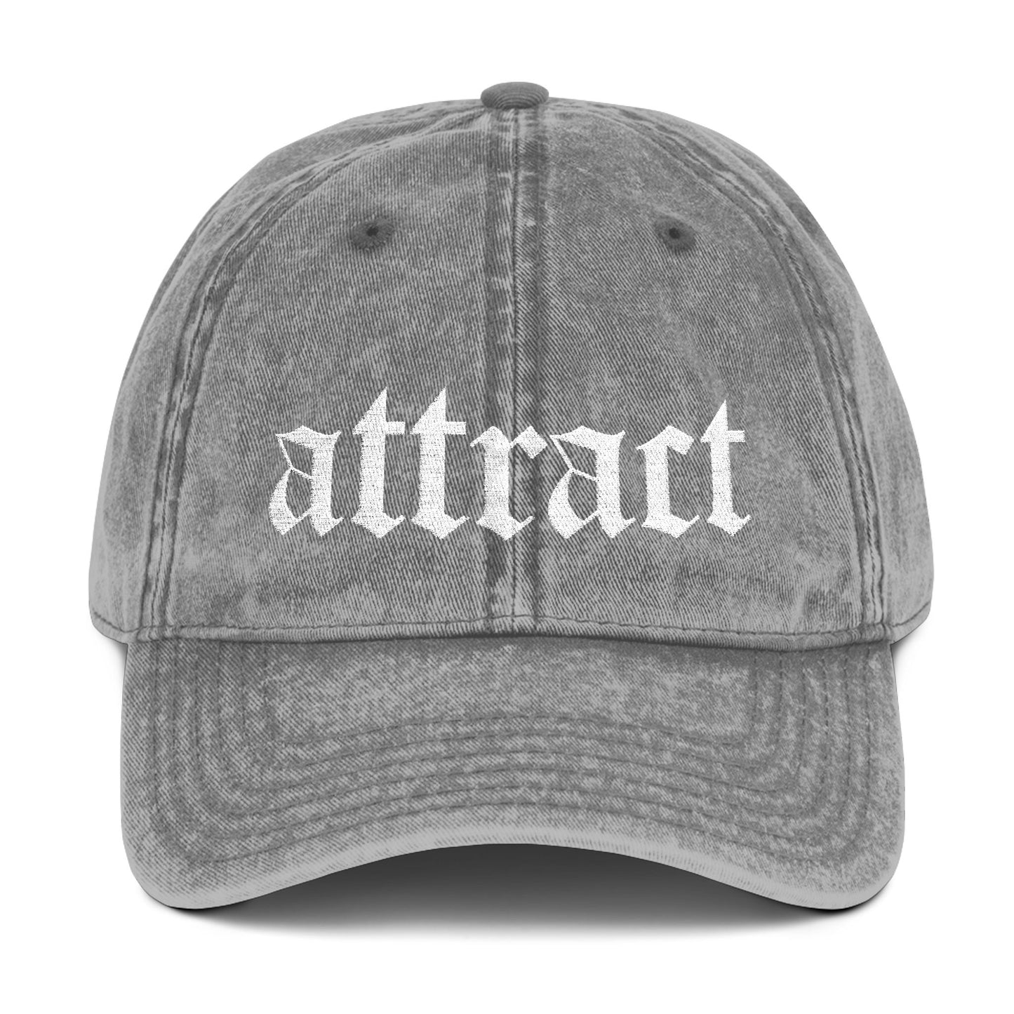 'Attract' Embroidered Cap