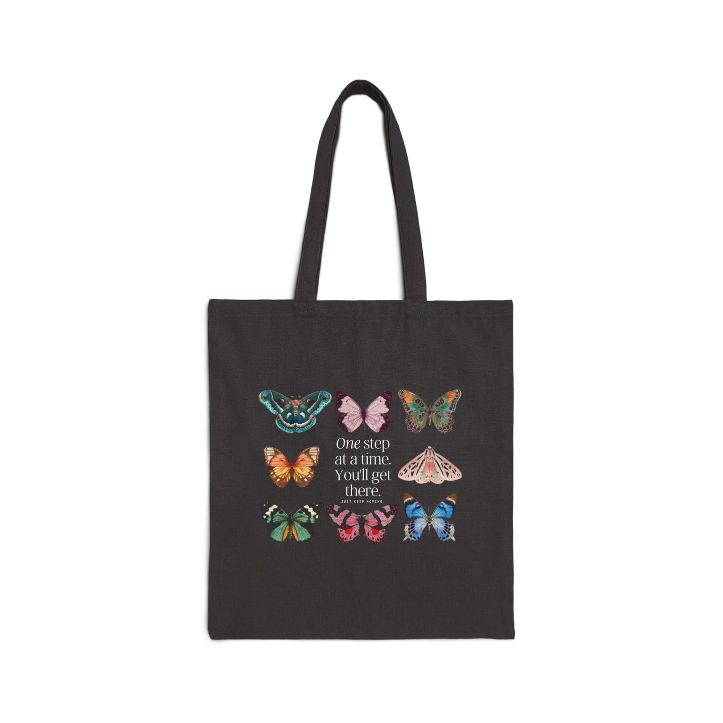 ''One Step At The Time" Tote Bag - Eco-Friendly