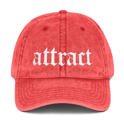 'Attract' Embroidered Cap