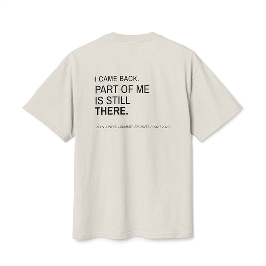 I Came Back Heavy Faded Tee