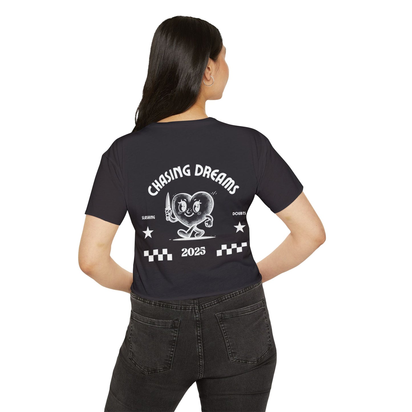 Chasing Dreams Crop Top - Graphic Tee