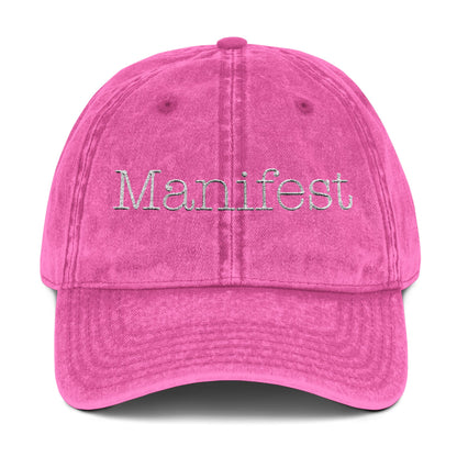 Manifest Vintage Embroidered Cap