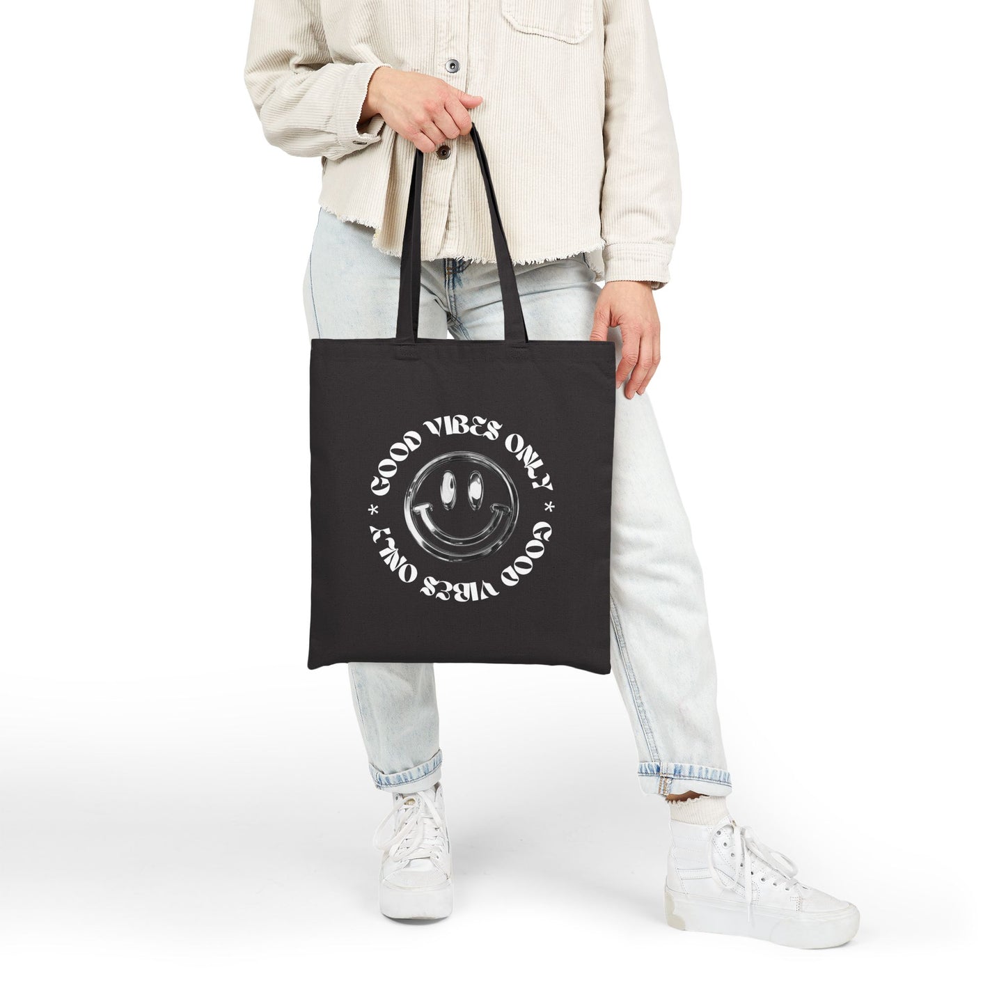 Good Vibes Only Tote Bag - Eco-Friendly