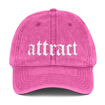 'Attract' Embroidered Cap