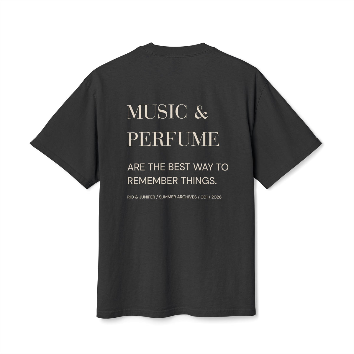 Music & Perfume Heavy Faded Tee