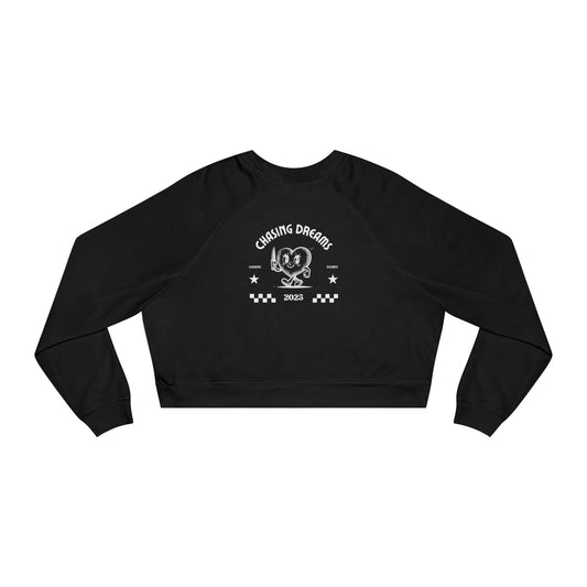 Chasing Dreams - Slashing doubts Cropped Fleece