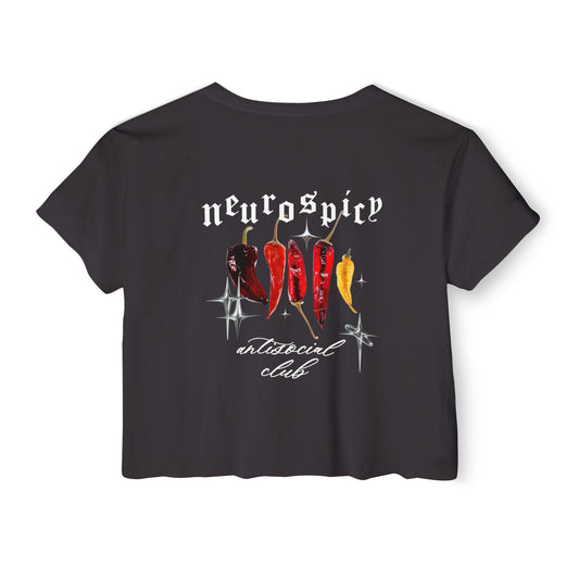 Neurospicy Crop Top - Graphic Tee
