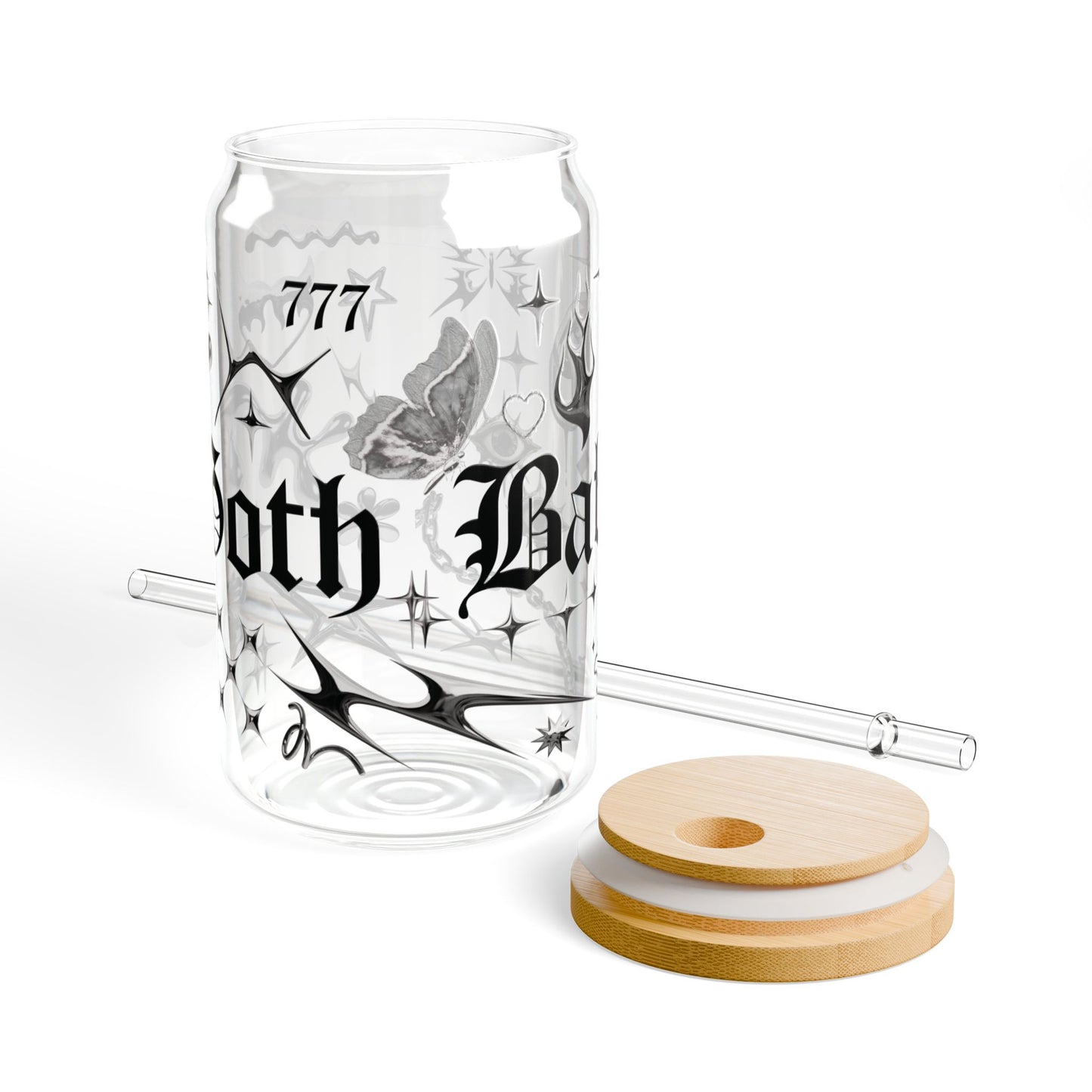 Gothic Babe Glass Sipper