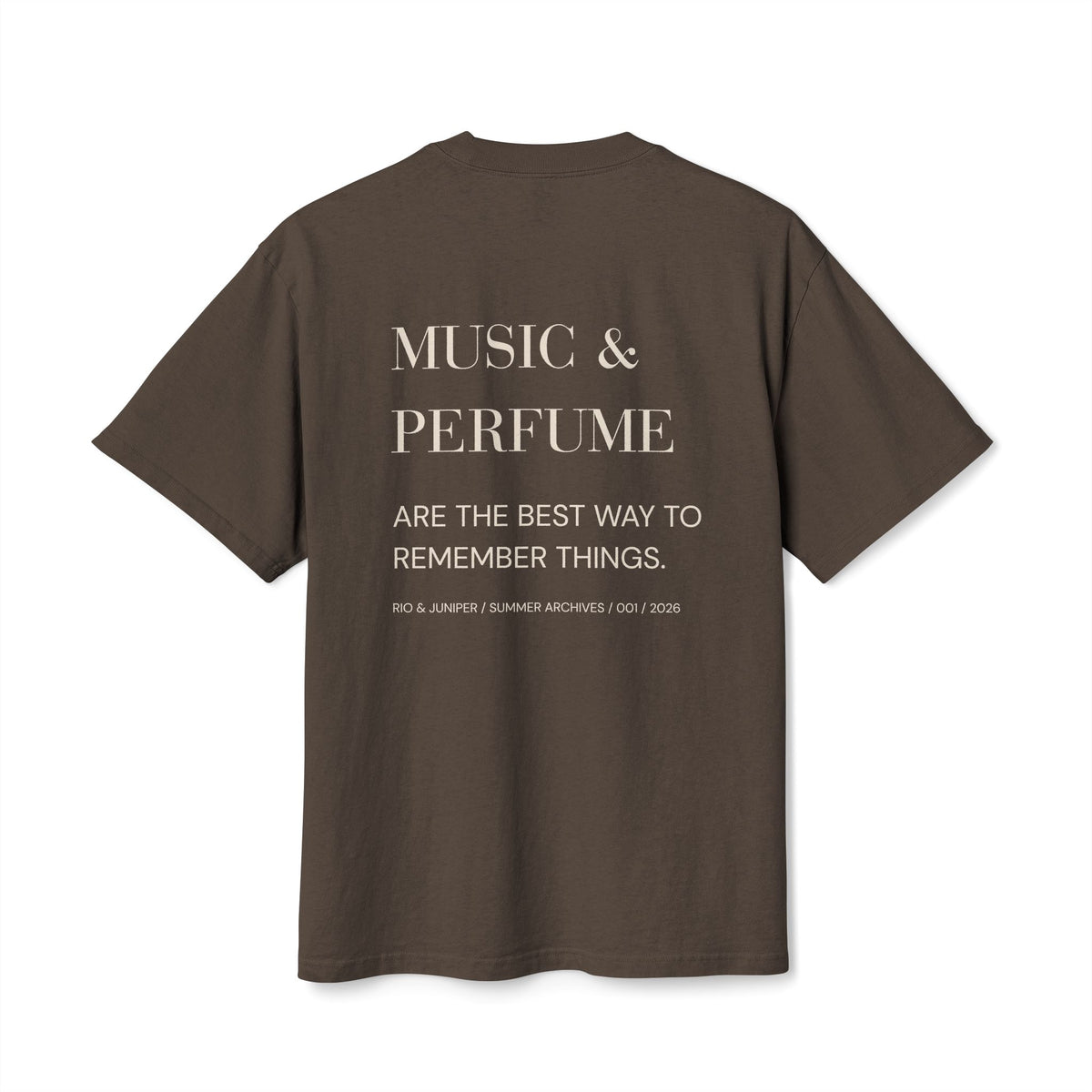 Music & Perfume Heavy Faded Tee