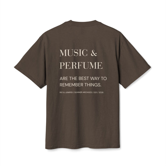 Music & Perfume Heavy Faded Tee