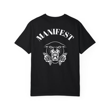 Manifest Panther Unisex Garment-Dyed T-Shirt | Bold Graphic Tee for Self-Expression