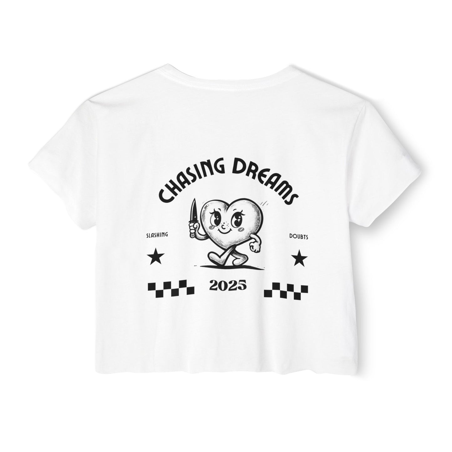 Chasing Dreams Crop Top - Graphic Tee