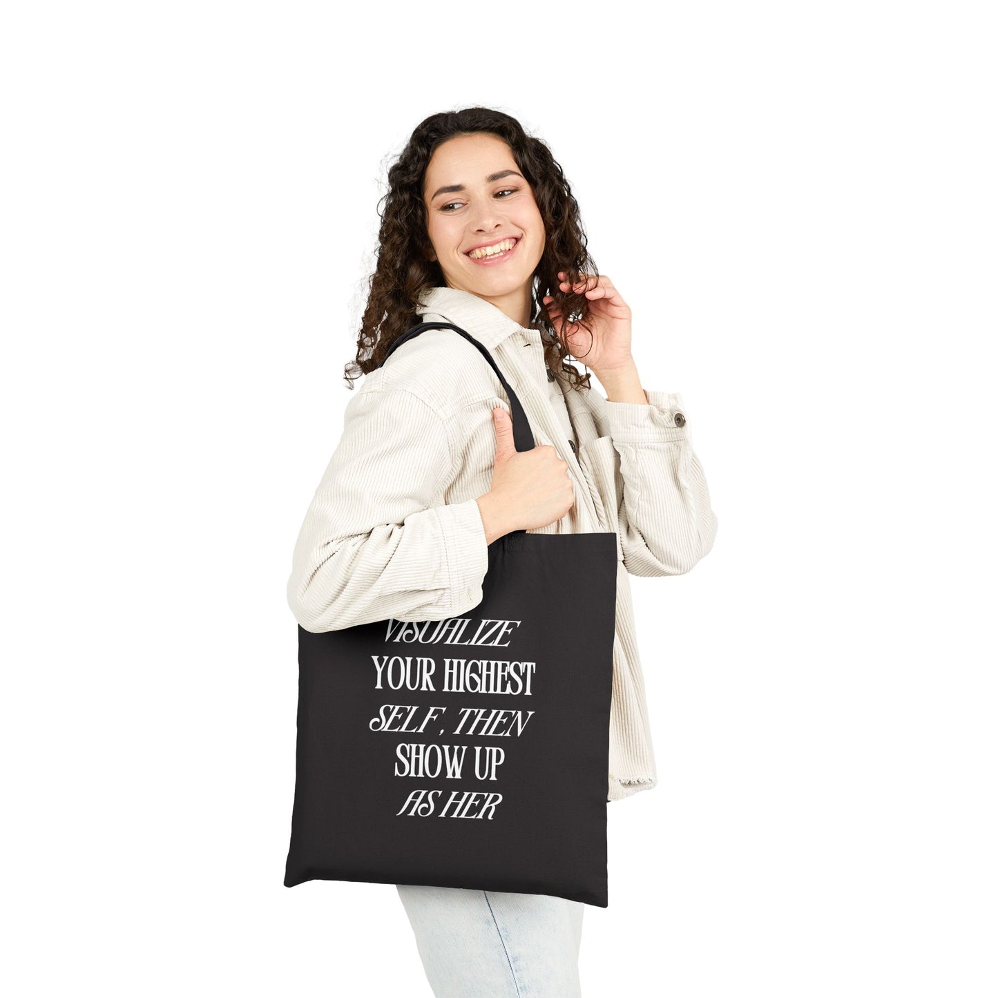 'Visualize Your Highest Self' Tote Bag - Eco - Friendly