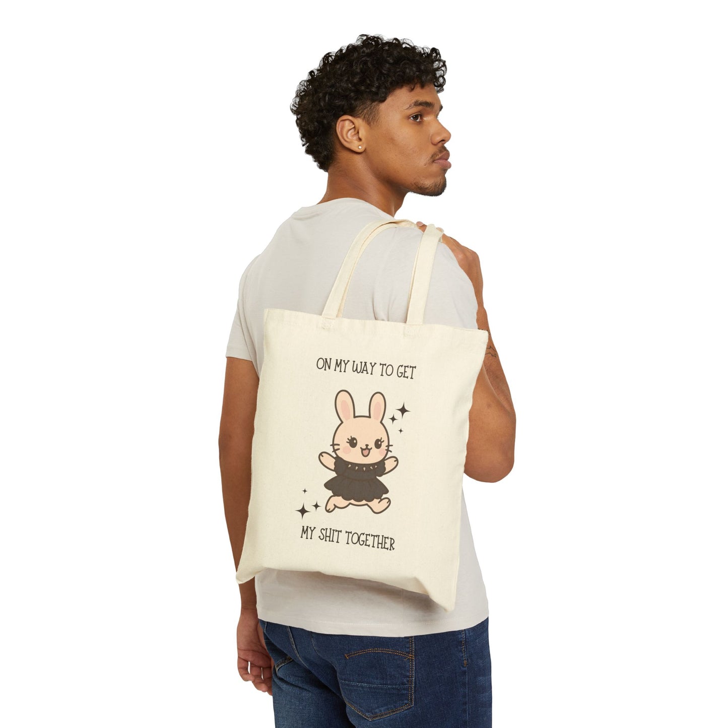 On My Way to Get My Shit Together' Tote Bag - Eco - Friendly