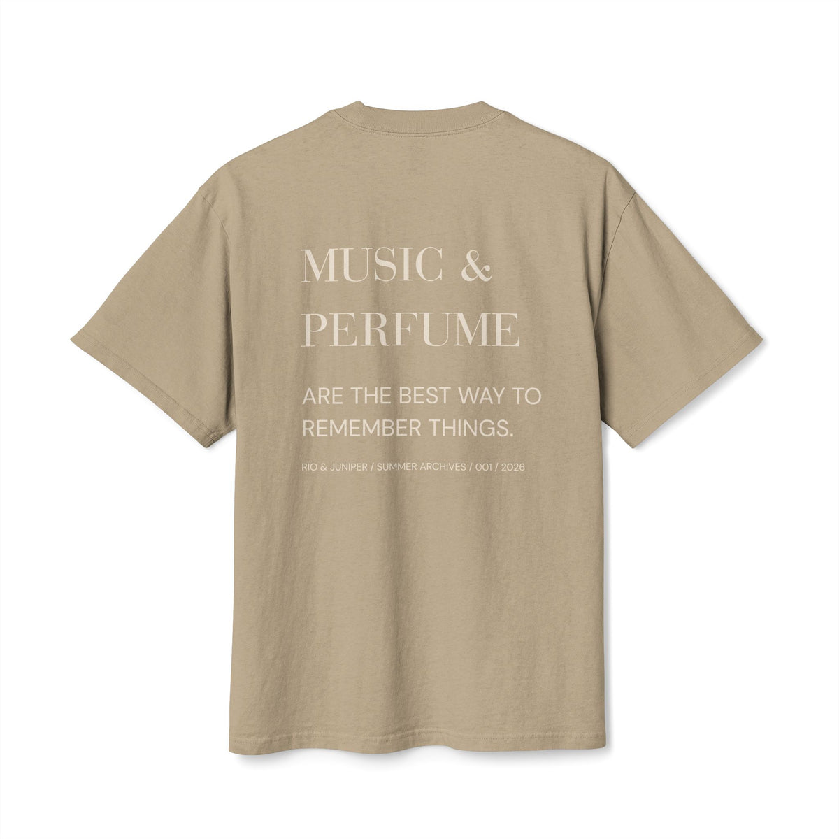 Music & Perfume Heavy Faded Tee