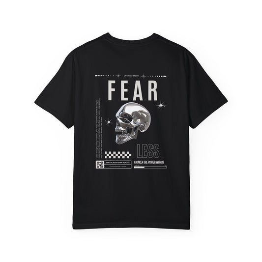 FEAR LESS Skull T-shirt - Graphic Tee