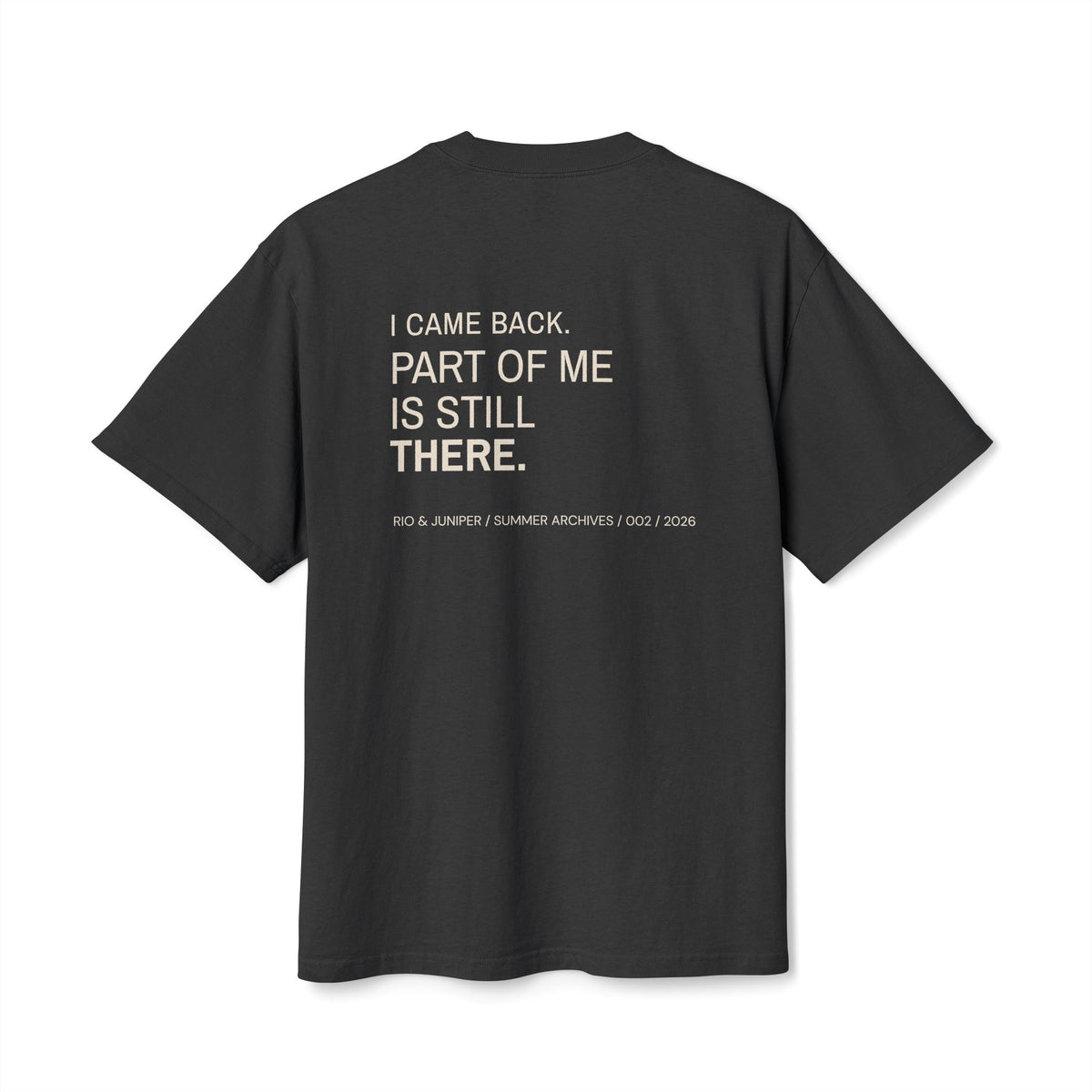 I Came Back Heavy Faded Tee