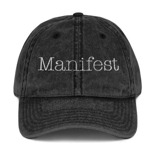 Manifest Vintage Embroidered Cap
