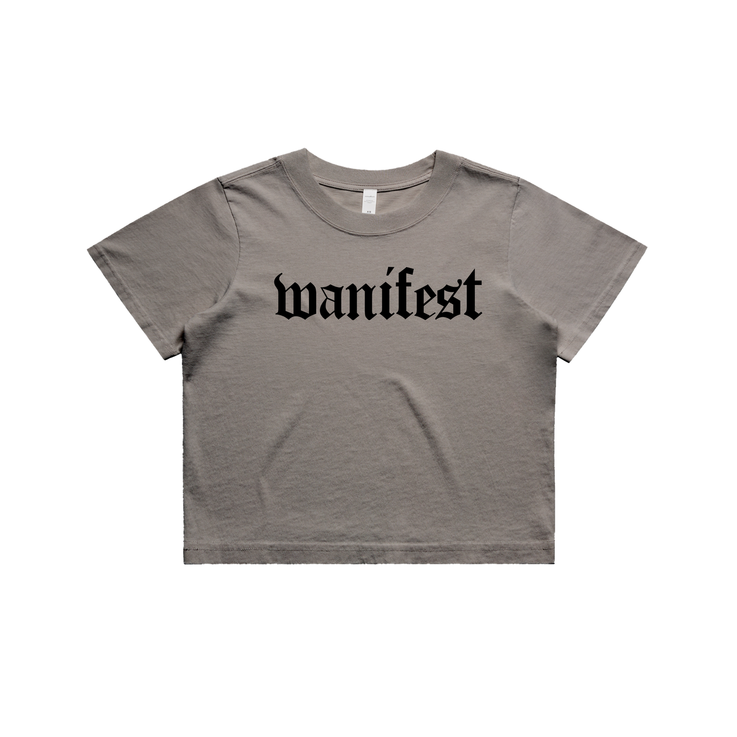 Manifest - Faded Crop Tee