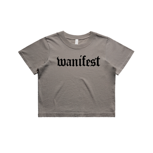 Manifest - Faded Crop Tee