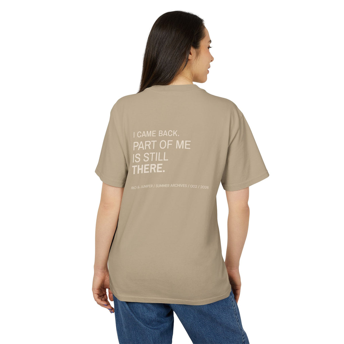 I Came Back Heavy Faded Tee