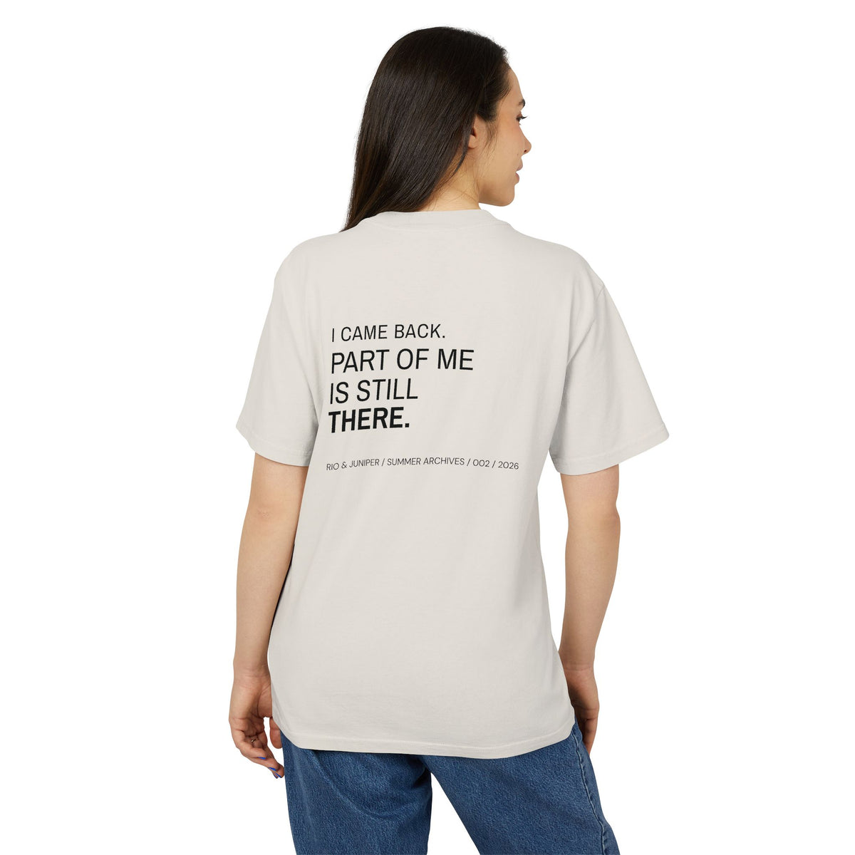 I Came Back Heavy Faded Tee