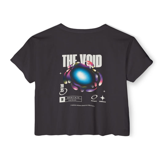 The Void Crop Top - Graphic Tee