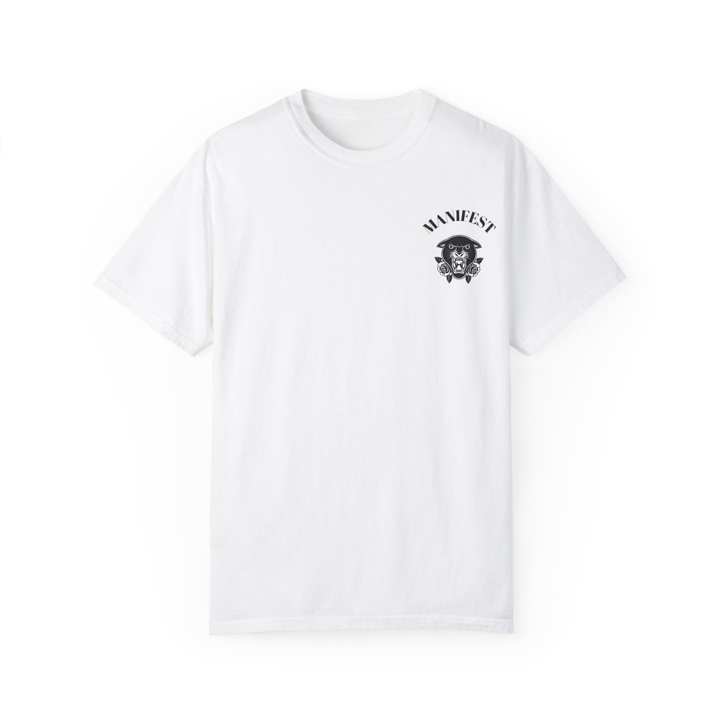 Manifest Panther Unisex Garment-Dyed T-Shirt | Bold Graphic Tee for Self-Expression