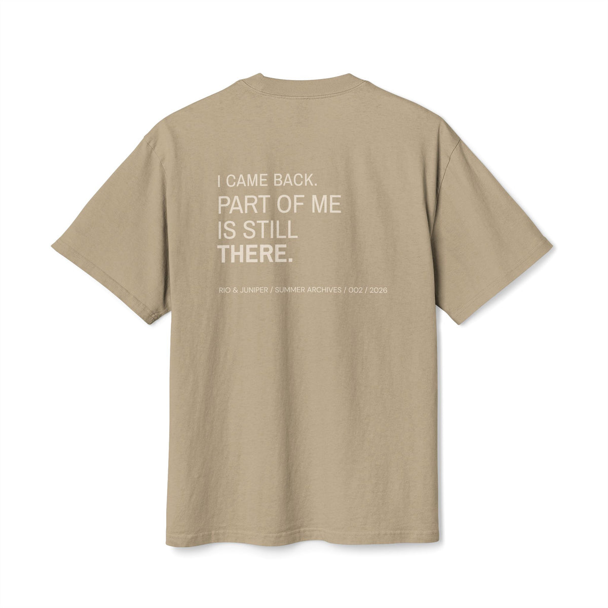I Came Back Heavy Faded Tee