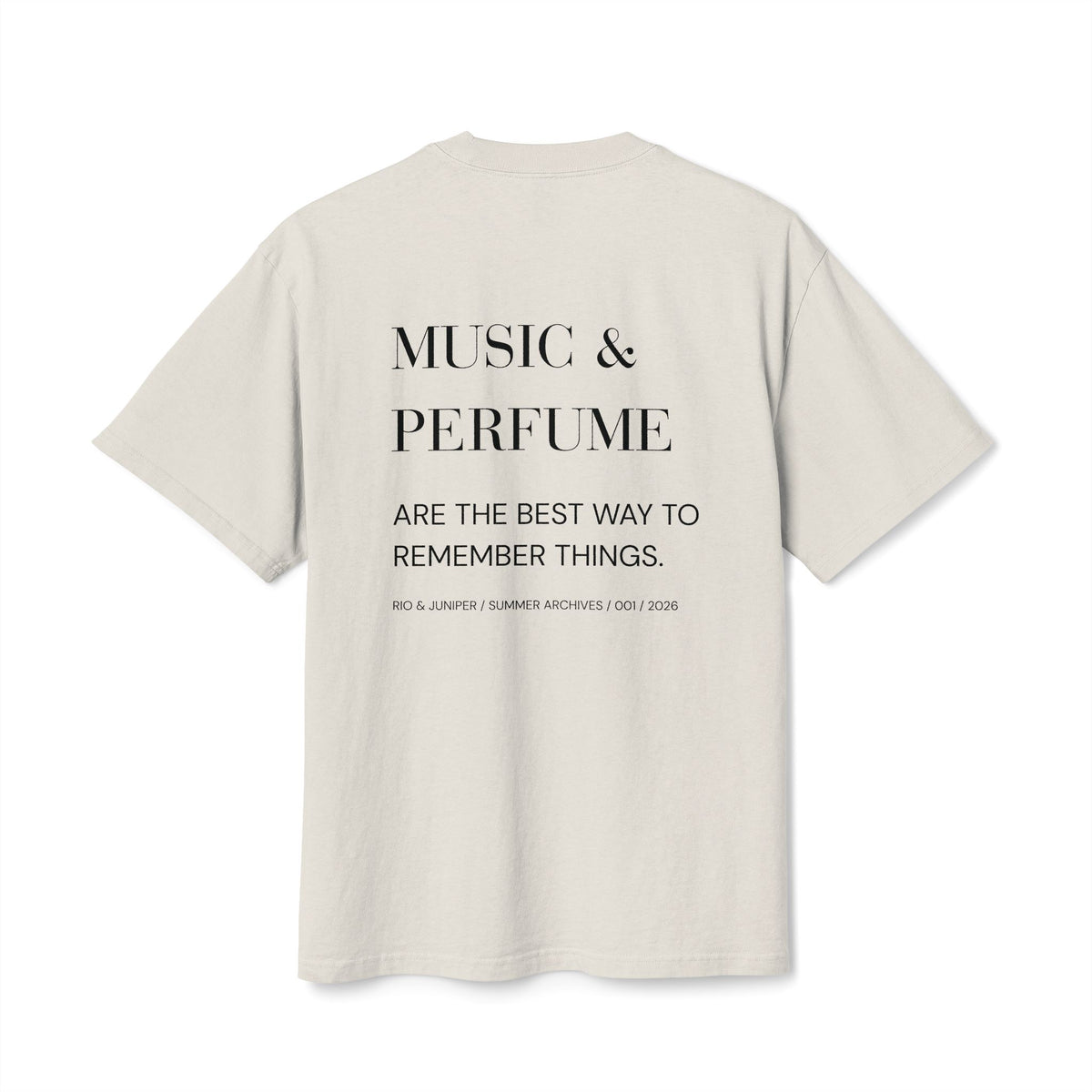 Music & Perfume Heavy Faded Tee