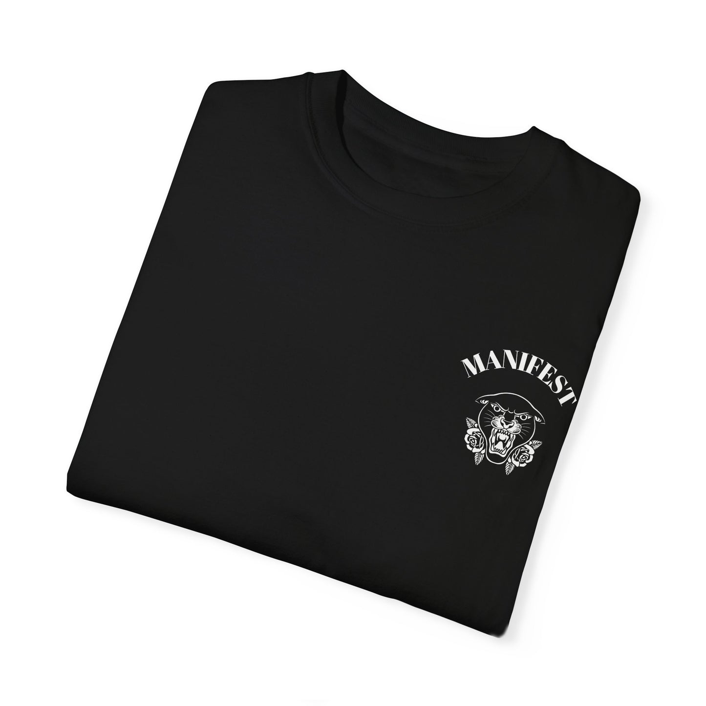 Manifest Panther Unisex Garment-Dyed T-Shirt | Bold Graphic Tee for Self-Expression