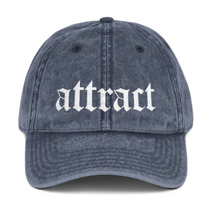 'Attract' Embroidered Cap