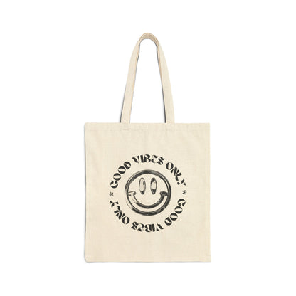 Good Vibes Only Tote Bag - Eco-Friendly