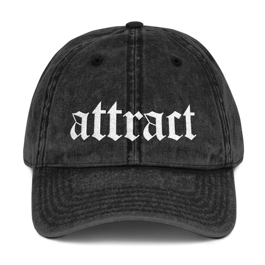 'Attract' Embroidered Cap