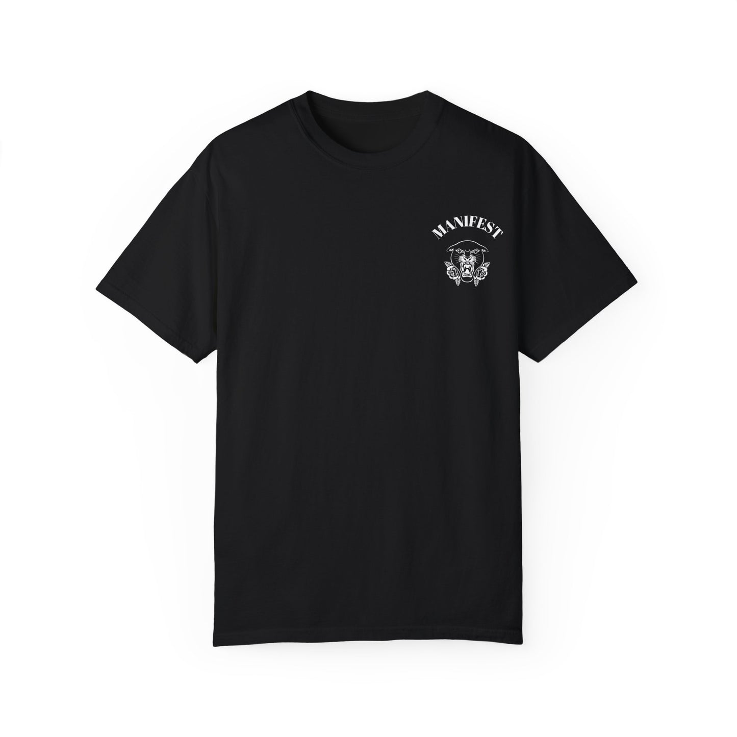 Manifest Panther Unisex Garment-Dyed T-Shirt | Bold Graphic Tee for Self-Expression
