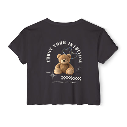 Trust Your Intuition Crop Top - Graphic Tee