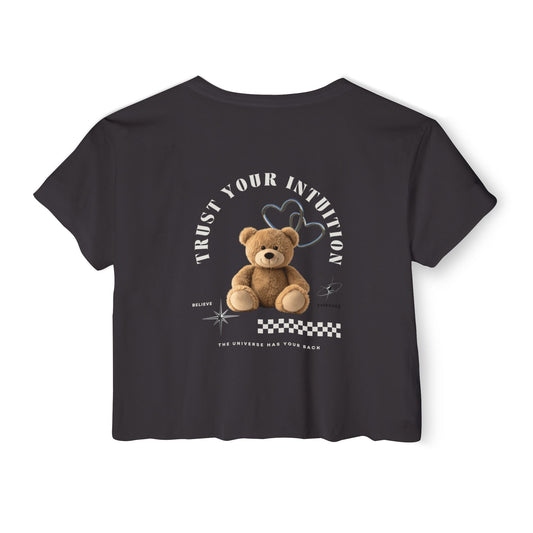 Trust Your Intuition Crop Top - Graphic Tee
