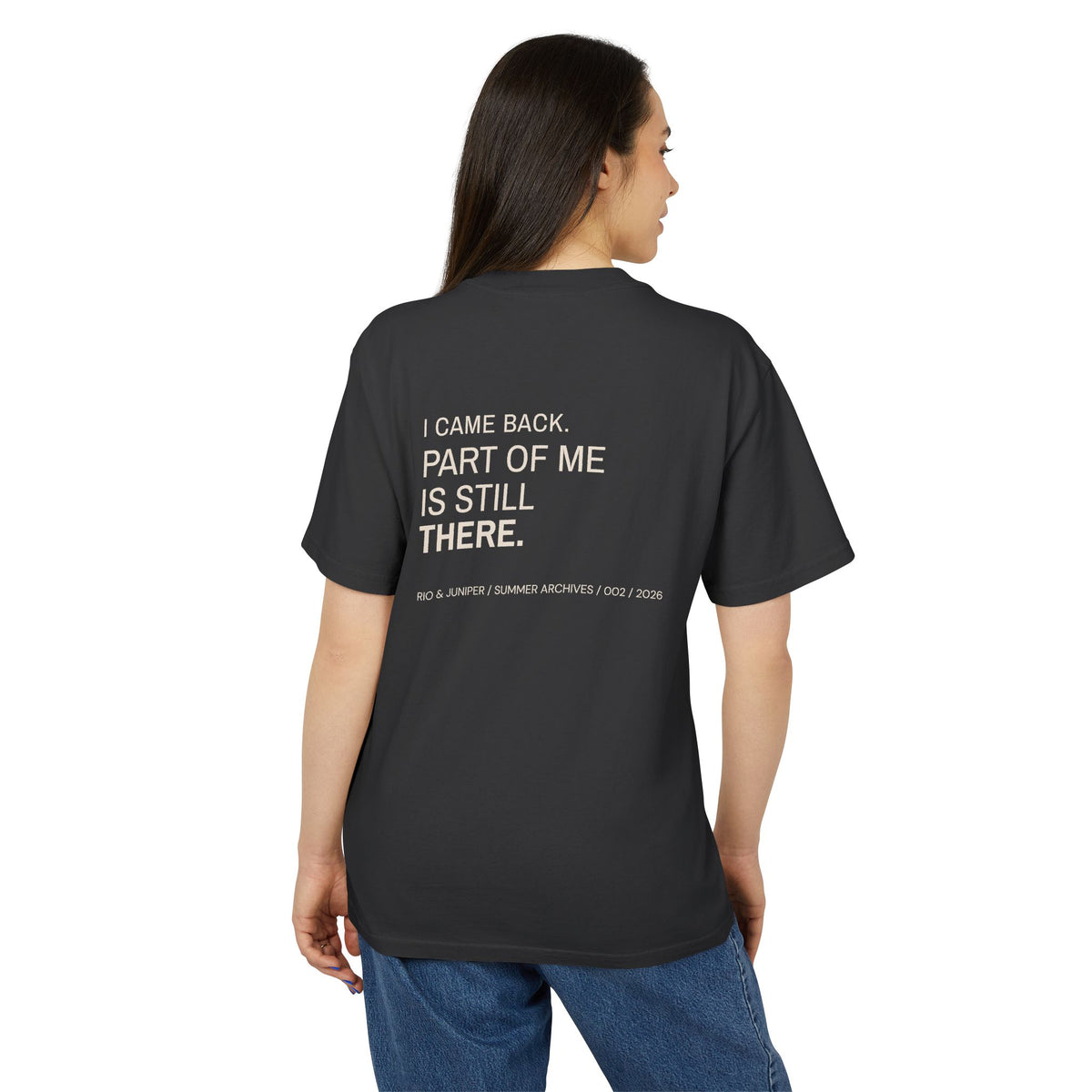I Came Back Heavy Faded Tee