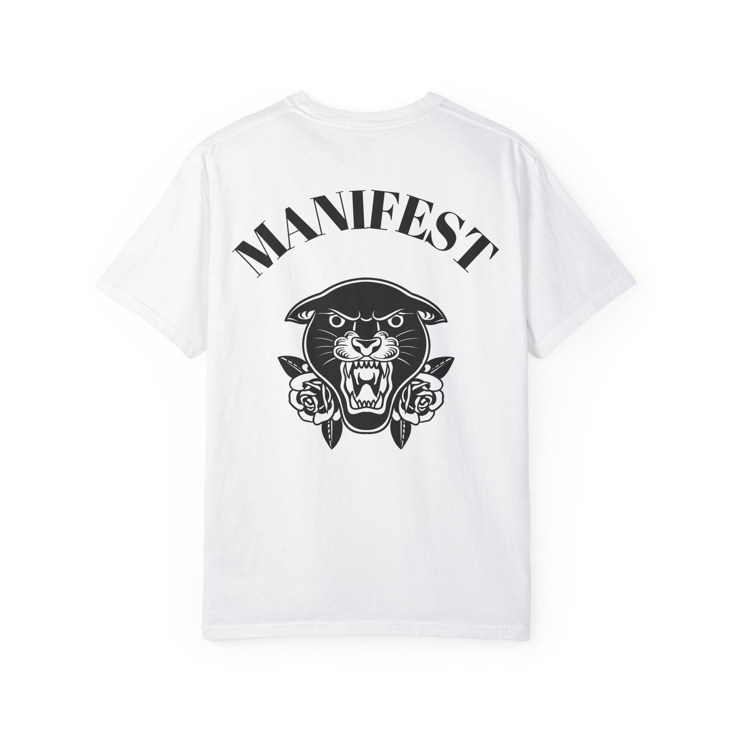 Manifest Panther Unisex Garment-Dyed T-Shirt | Bold Graphic Tee for Self-Expression