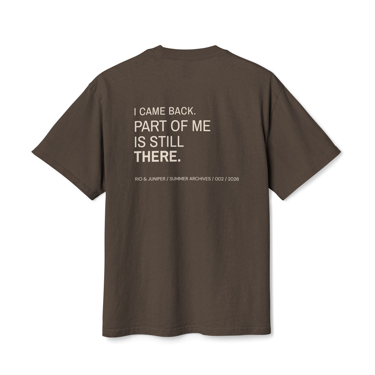 I Came Back Heavy Faded Tee